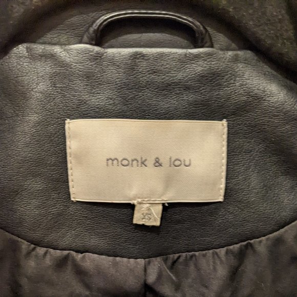 Monk & Lou Vegan Leather Jacket - Picture 6 of 6